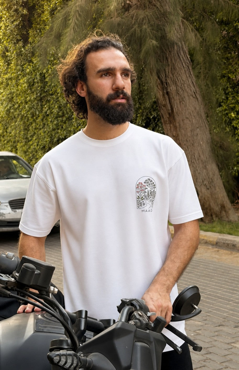 White Maadi T-shirt